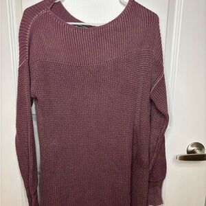 FLAW Peruvian Connection maroon knitted oversized sweater size S